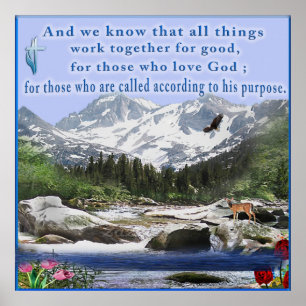 Poster cartaz Romanos 8:28