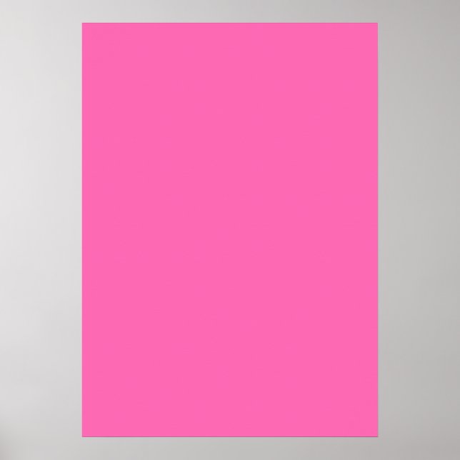 Poster Cartaz Rosa Quente (Frente)