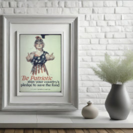 Poster Cartaz Seja Patriota