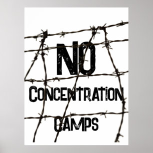 Poster Cartaz Sem Campos de Concentração