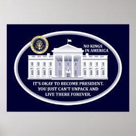 Poster Cartaz Sem Reis na América