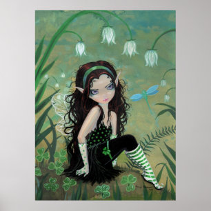 Poster Cartaz Shramrock Fairy por Molly Harrison