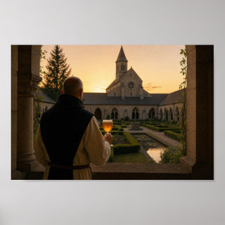 Poster Cartaz Silêncio da Abadia e Reverie Noturna