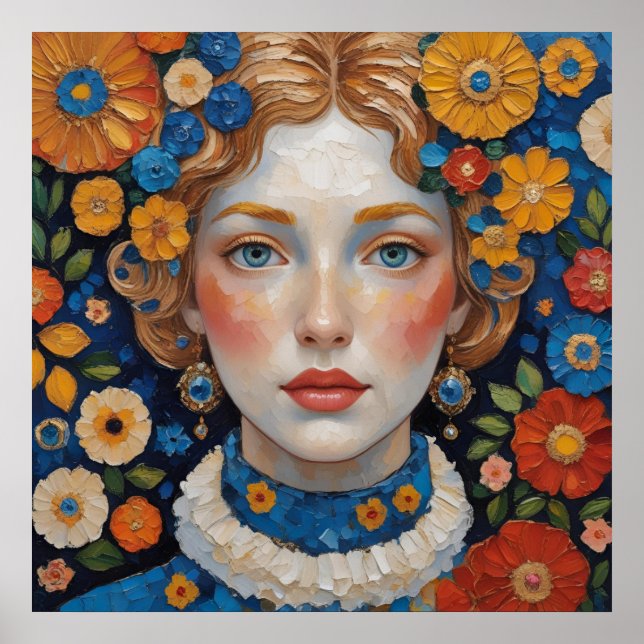 Poster Cartaz Sinfonia de Flores | Arte de Parede Maximal (Frente)