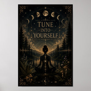 Poster Cartaz Sintonize-se   Meditação Celestial