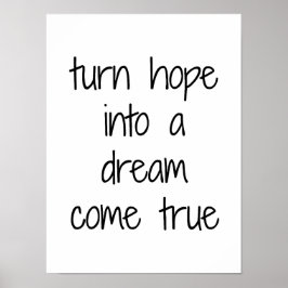 Poster Cartaz Sonho Realizado