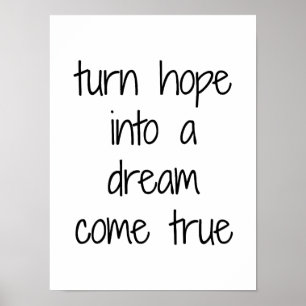 Poster Cartaz Sonho Realizado