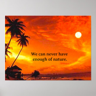 Poster Cartaz Sunset