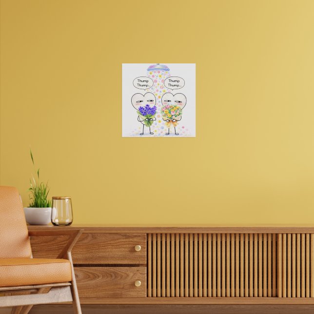 Poster Cartaz Thump Thump – Coração Gentil (Sala de Estar 2)