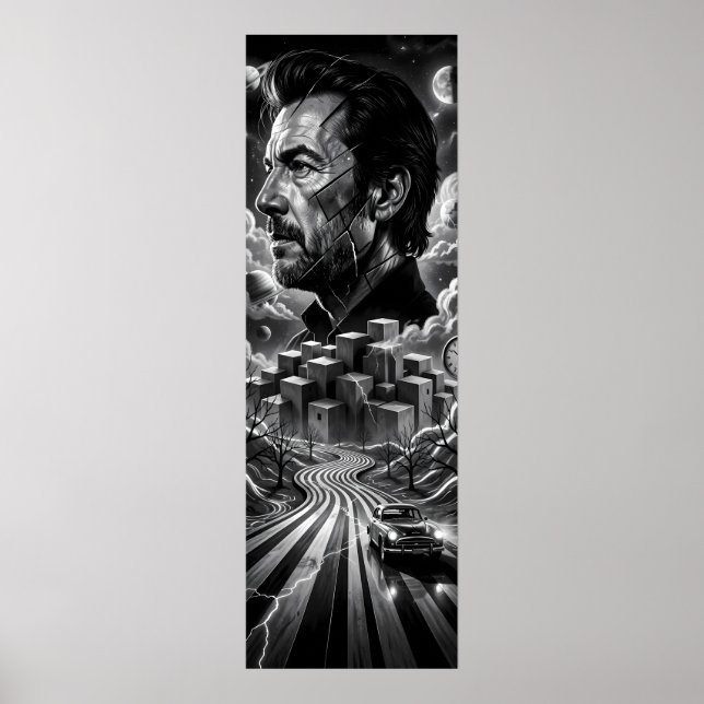 Poster Cartaz Thunder Road Through the Night (Frente)
