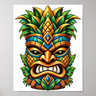 Poster Cartaz Tiki Coroa de Manga