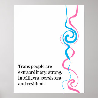 Poster Cartaz Trans Mínimo