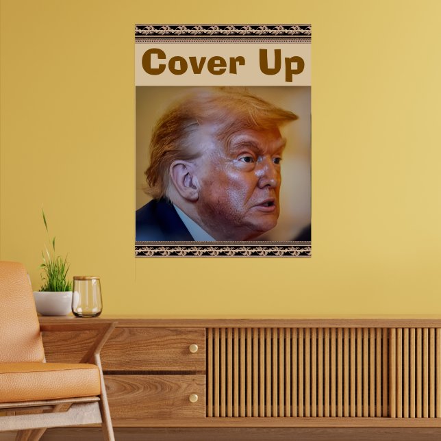 Poster Cartaz Trump/Acobertamento (Sala de Estar 2)