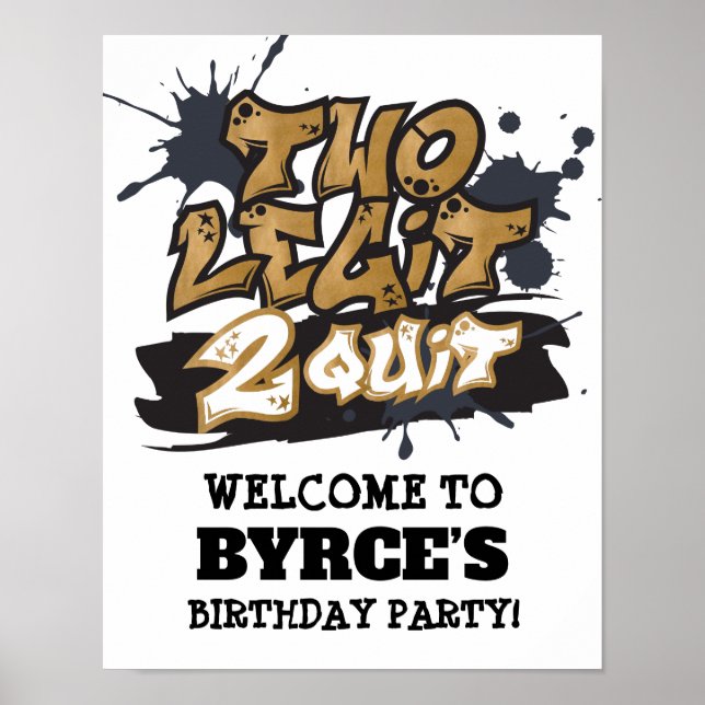Poster Cartaz Two Legit 2 Quit (Frente)