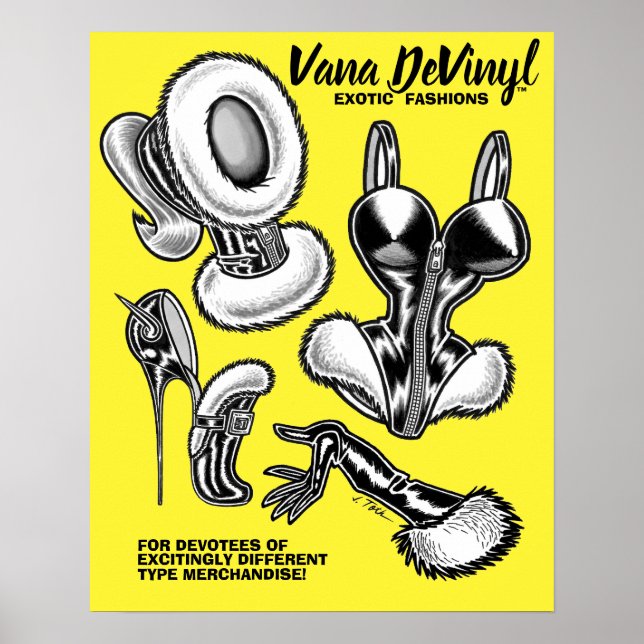 Poster Cartaz Vana DeVinyl™/Modas Exóticas (Frente)