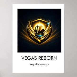 Poster Cartaz Vegas Reborn Gold Crest Las Vegas