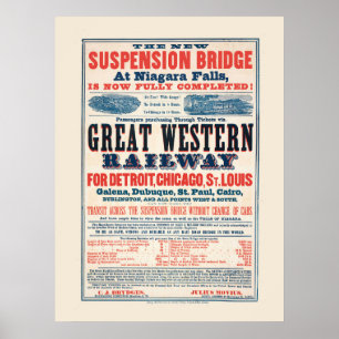 Poster Cartaz Vintage da Great Western Railway