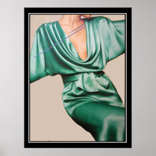 Póster Cartaz Vintage de Moda