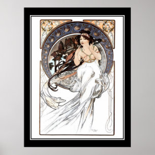 Póster Cartaz vintage francês Alphonse Mucha