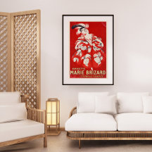 Cartaz Vintage Marie Brizard Anisette