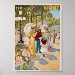 Poster Cartaz Vintage PLM Vichy França 1899