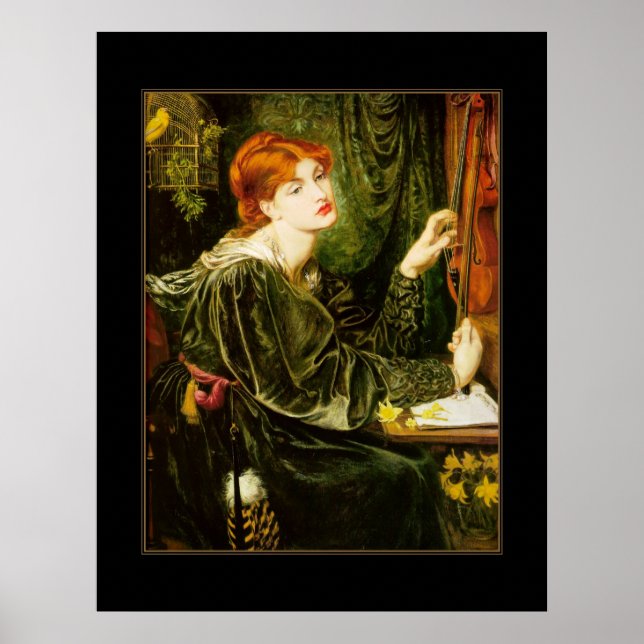 Poster Cartaz Vintage Veronica Veronese 1872 (Frente)