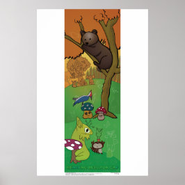 Poster Cartaz - Vizinhos da Floresta