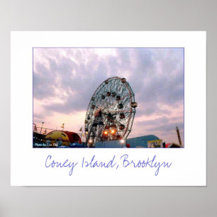 Poster Cartaz 'Wonder Wheel ao Crepúsculo'