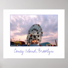 Póster Cartaz 'Wonder Wheel ao Crepúsculo'