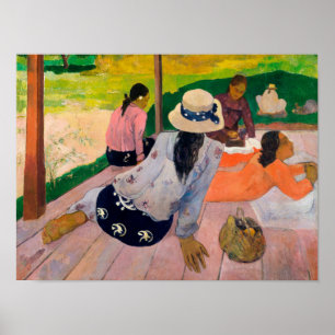 Poster CartazA Sesta (ca. 1892–94)   Paul Gauguin