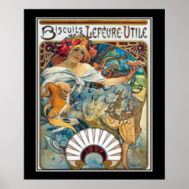 Poster Cartazes Antigos Lefevre Biscuits