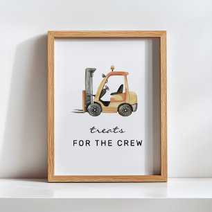 Poster Cartazes de Aniversário da Construção da Tripulaçã