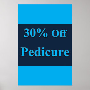 Poster Cartazes de Salão de Cabeleireiro 30% de Desconto 