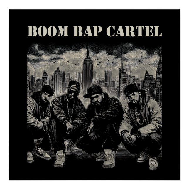 Póster Cartel Boom Bap (Frente)