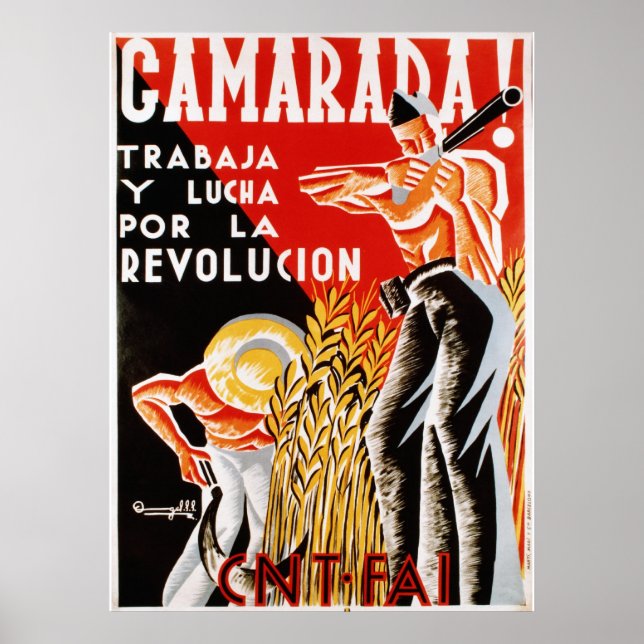Póster Cartel Camerada! (Frente)
