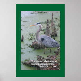 Póster Cartel Jeremias 29:13