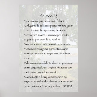 Póster Cartel Salmos 23