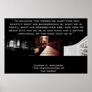 Poster Carter G Woodson-New