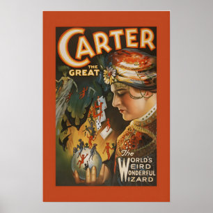 Poster Carter o Grande Estilo Clássico Vintage dos Anos 1