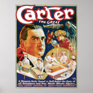 Poster Carter The Excelente Vintage Magistré Advertisemen