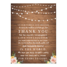 Cartões de agradecimentos floral russo para casame