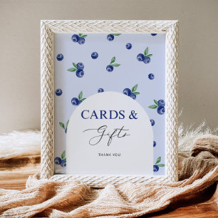 Poster Cartões de aniversário e presentes de Blueberry Be