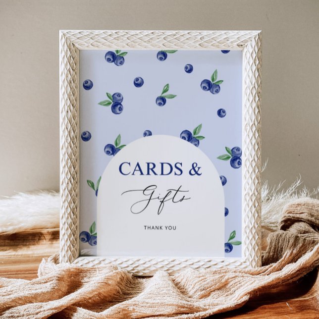 Poster Cartões de aniversário e presentes de Blueberry Be (Criador carregado)