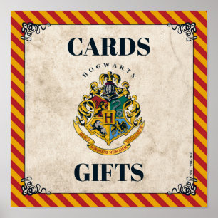 Poster Cartões de Aniversário e Presentes de Harry Potter