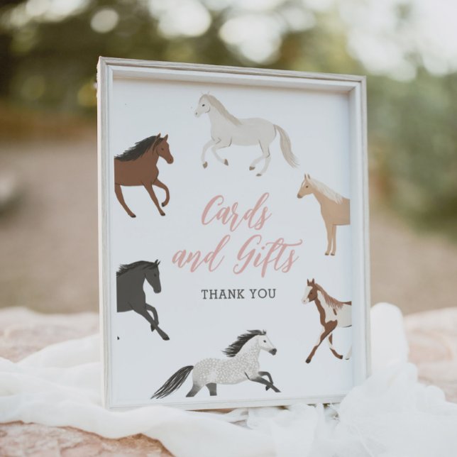 Poster Cartões de aniversário equestres e presentes (Criador carregado)