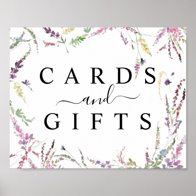 Poster Cartões de casamento e presentes de primavera Wild (Frente)