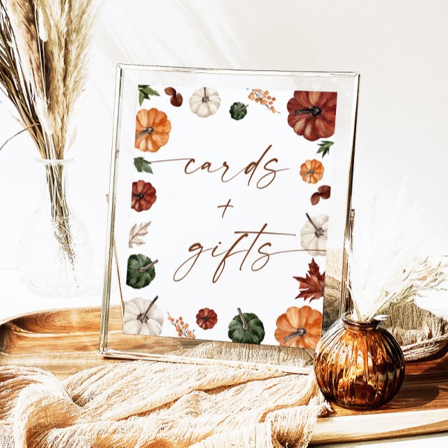 Poster Cartões de Chá de fraldas e Sinal de presentes, Ab (Criador carregado)