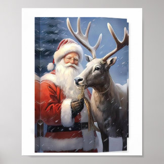 Poster Cartões de natal com presentes com adesivos adesiv