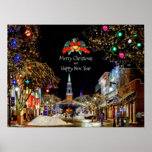 Poster Cartões de natal festivos