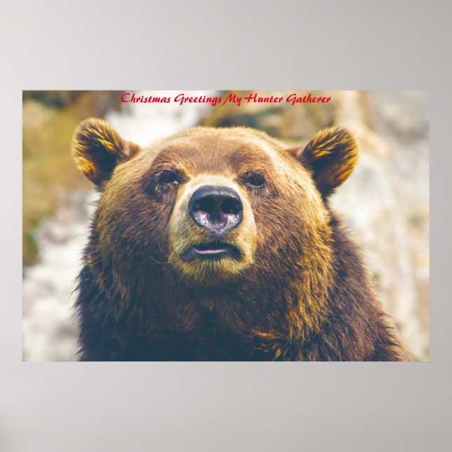 Poster Cartões de natal Meu Coletor de Caça (Frente)